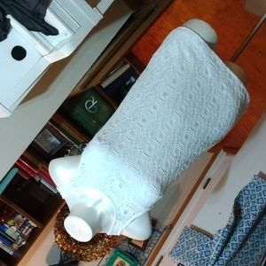 XL White Lace Night on the Town Dress